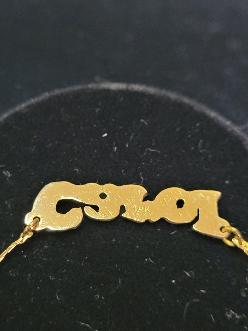 'Carol' Necklace in 14K Gold - Picture 3 of 4